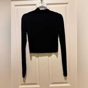 Elegant Black Long Sleeve Top